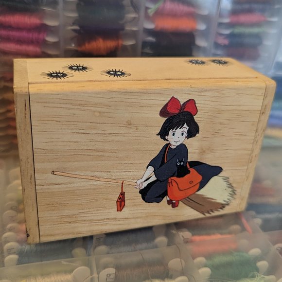 KIKI's Delivery Service painted wooden Box - Picture 1 of 4